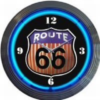 ROUTE66 ルート66  レトロ ネオンクロック