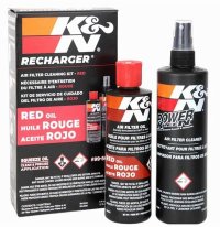 K&N エアーフィルターケアサービスKIT オイル237ml/クリーナー 355ml k&n air filter 99-5050