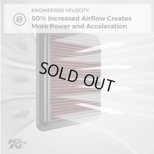 画像2: K&N 33-2042 純正交換 エアフィルター CHEVROLET ASTRO 4.3L ( '93 - '05 ) / BLAZER, TAHOE 4.3L ( '93 - '05 ) / CAMARO 3.4L, 3.8 L / 他 用