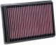 K&N33-5079 純正交換 エアフィルター レクサス RX450h GYL20W/25W 3.5Hybrid 用