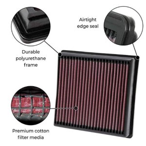 画像5: K&N33-5079 純正交換 エアフィルター レクサス RX450h GYL20W/25W 3.5Hybrid 用