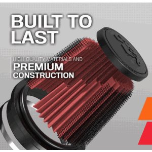 画像3: K&N RU-5111 ユニバーサルエアフィルター（テーパータイプ 76mm)