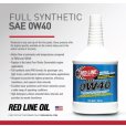 画像2: RED LINE (レッドライン) 0W40 1qt (946ml)11104 (2)