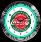 コカコーラCoca-colaWINGS ネオンクロック レトロ 壁掛時計 - monbic.jp