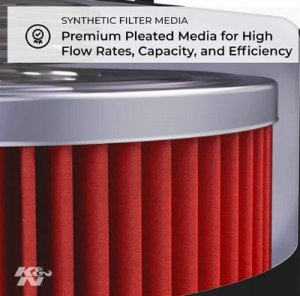 画像4: K&N KN-177ケーアンドエヌ オイルフィルター BUELL (4)