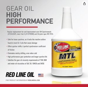 画像2: RED LINE (レッドライン) MTL 1qt (946ml)50204  (2)